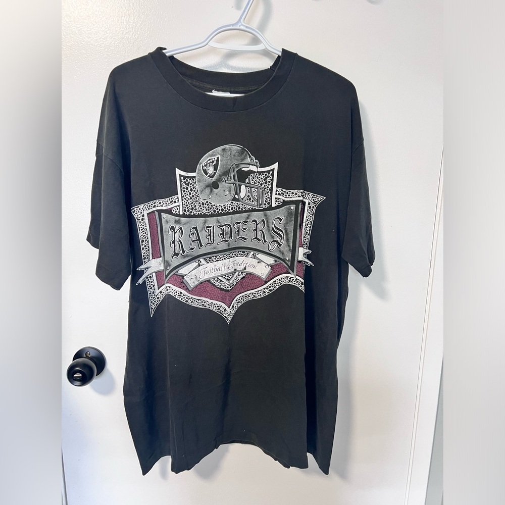 Vintage Raiders NFL single stich  check the photos forr condition